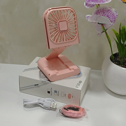 Mini Ventilador de Cuello Pegable  Power Bank