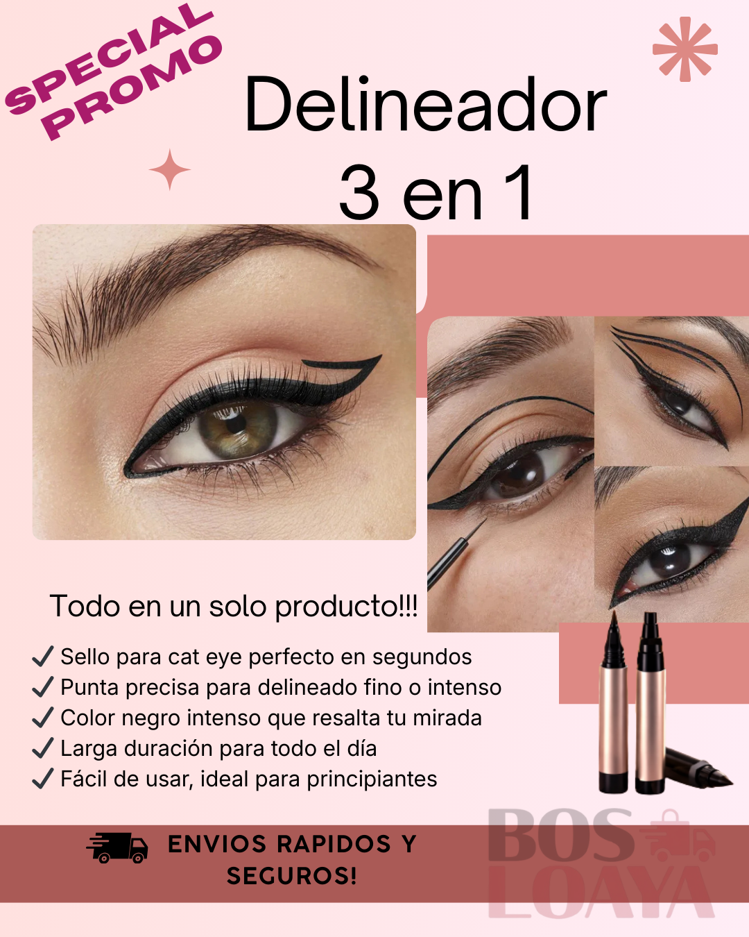 Delineador 3 en 1 WINNER